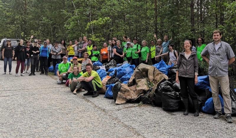 Волонтеры проекта «Чисто Урал» выделили время для заботы по природе родного края