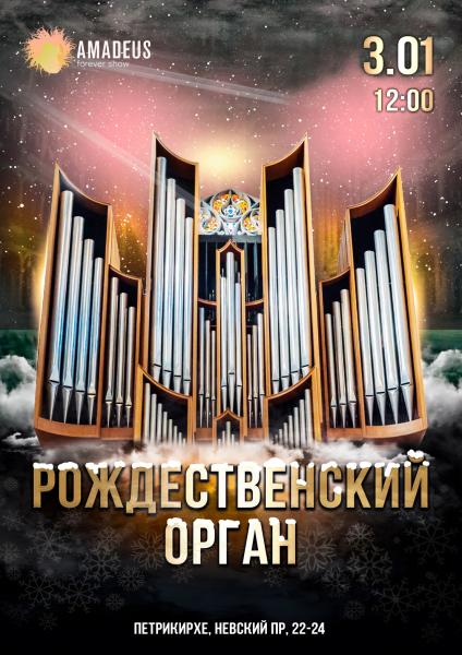 Концерт «Рождественский орган» состоится 3 января
