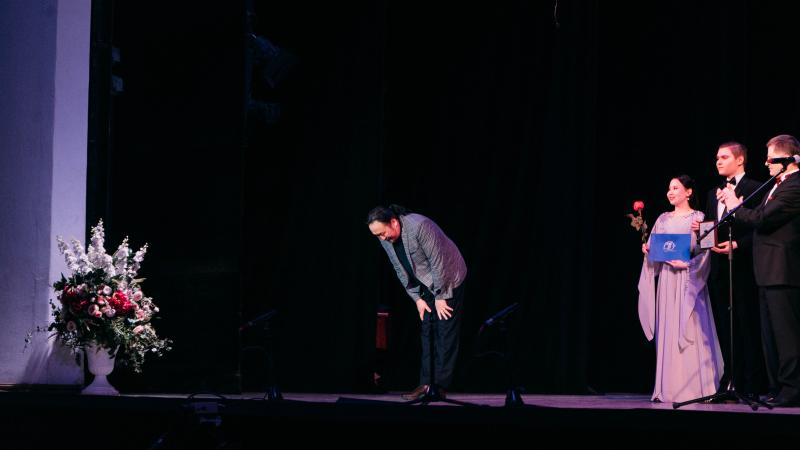 "К победе нас вел дух самого драматурга Александра Вампилова" - режиссер Саян Жамбалов.